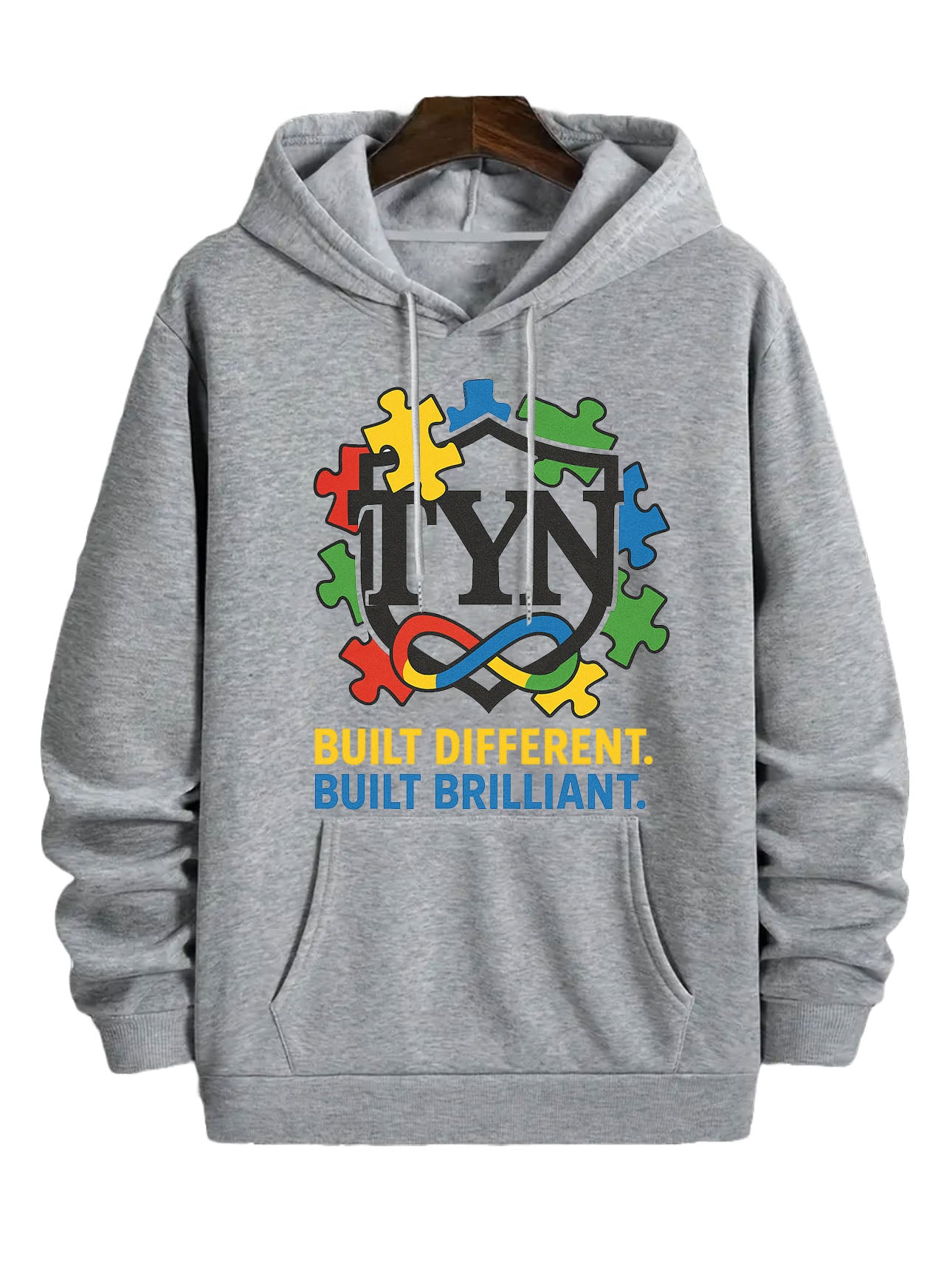 TYN “Built Different. Built Brilliant.” Neurodivergent Hoodie